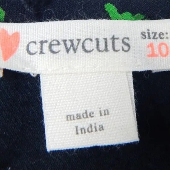 Crewcuts by J. Crew Black Floral Clip Dot Dress - Picture 3 of 3